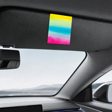 Charger l'image dans la galerie, Car Sun Visor Clip Yellow &amp; Blue &amp; Pink Watercolor Style 10x8cm
