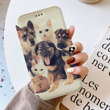 Charger l'image dans la galerie, Coque Portefeuille Personnalisée en Cuir pour iPhone 17 avec Lanière
