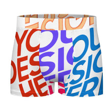 Charger l&#39;image dans la galerie, Boxer homme SDS025 imprimé en pur coton avec large ceinture élastique personnalisé avec photo texte prénom
