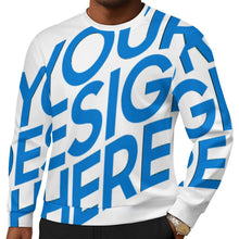 Charger l&#39;image dans la galerie, Sweat-shirt à manches longues pour homme C20H personnalisé avec photo texte prénom (conception une image)
