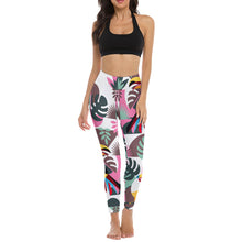 Charger l&#39;image dans la galerie, pantalon de yoga pour femme legging sport SY010 personnalisé avec texte motif photo (conception multi-images)
