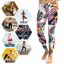 Charger l&#39;image dans la galerie, pantalon de yoga pour femme legging sport SY010 personnalisé avec texte motif photo (conception multi-images)
