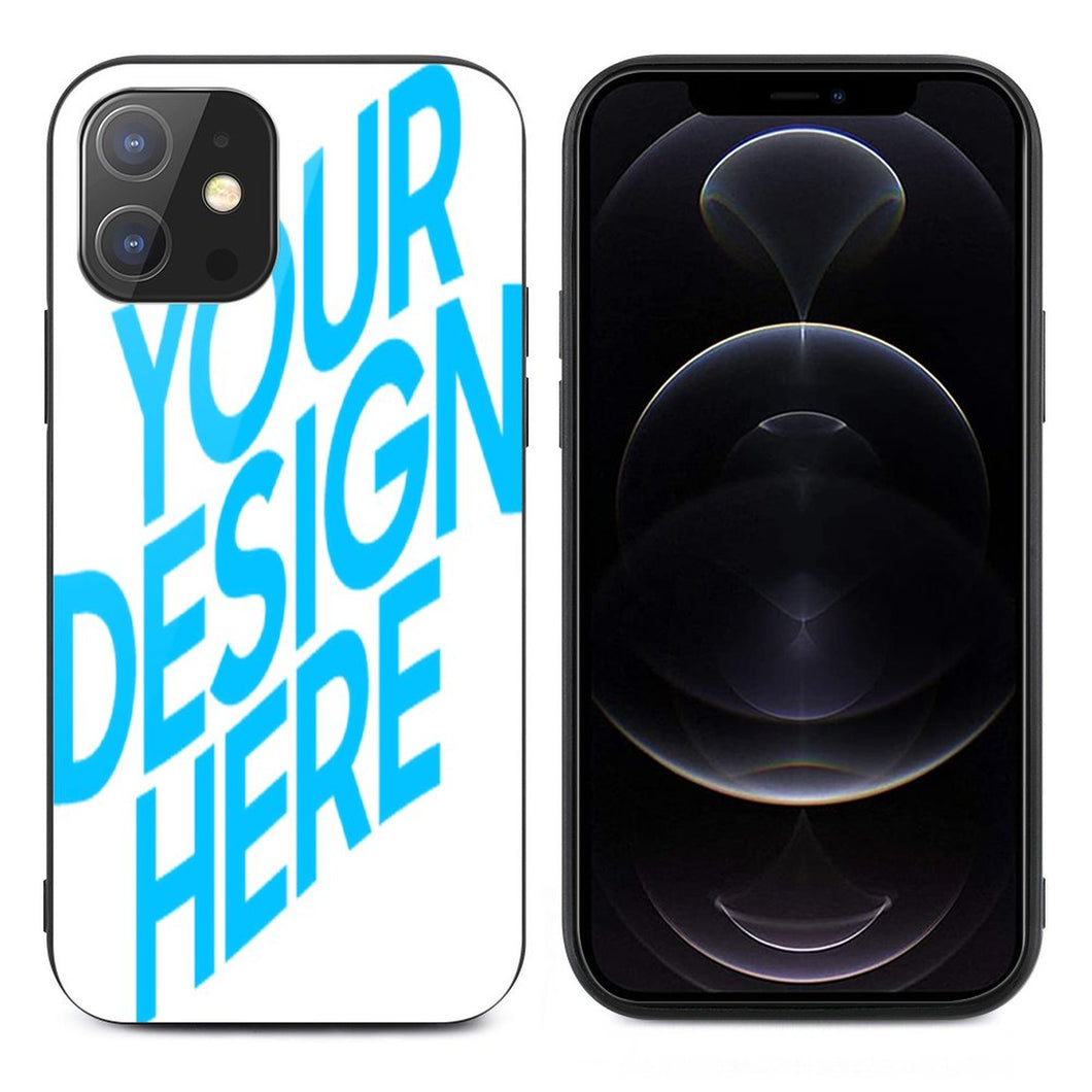 Coque de protection de téléphone en verre trempé Apple Iphone série 12 impression personnalisé avec photo logo motif texte