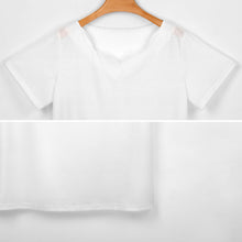 Charger l&#39;image dans la galerie, Impression multi-images T-shirt BBT manches courtes irreguliers personnalisé avec photo logo texte motif

