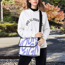 Charger l&#39;image dans la galerie, Sac messager / Sac bandoulière grande capacité pour homme femme personnalisé avec photo logo texte motif (impression d’image unique)
