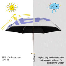Charger l&#39;image dans la galerie, Parapluies Coupe-Vent Solaire Imperméable À La Pluie Pliant JJ0529175 Personnalisée Impression Complète Une Image Avec Photo Logo Motif Texte
