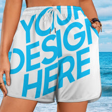 Charger l&#39;image dans la galerie, Impression d’image unique pantalon de plage femme YH32 personnalisé avec photo logo image texte

