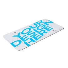 Charger l&#39;image dans la galerie, Plaque d&#39;immatriculation de voiture en aluminium 15x30cm Personnalisé avec photo et logo
