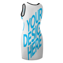 Charger l&#39;image dans la galerie, Robe gilet d&#39;été sans manches pour femmes NZ014 personnalisé avec photos texte
