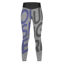 Charger l&#39;image dans la galerie, Leggings de Sport / Pantalon de Yoga en Nid d&#39;abeille Taille Haute Stretch pour Femme YJ050 Personnalisé Impression Complète Multi-Image Avec Texte Motif Logo Photo
