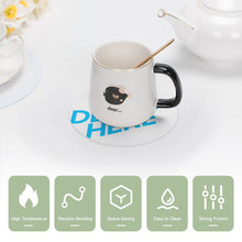 Charger l&#39;image dans la galerie, Sous-verre silicone rond personnalisé avec photo image et texte
