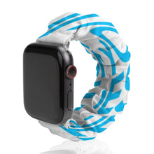 Charger l&#39;image dans la galerie, Bracelet de montre élastique pour Apple Watch personnalisé avec photo texte et motif
