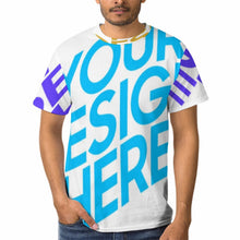 Charger l&#39;image dans la galerie, T-shirt tee shirt pour homme femme original personnalisé avec photo logo motif texte (conception multi-images)
