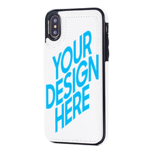 Charger l&#39;image dans la galerie, Coque/Housse en cuir de portable Etui Portefeuille à Rabat 3C0705068 iPhone X/XS  impression personnalisé avec image logo motif texte
