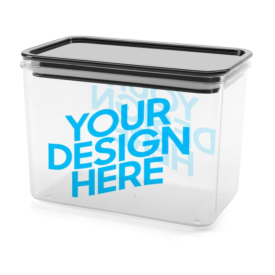 Boîte alimentaire de rangement Scellée en Plastique personnalisée avec photo logo motif texte