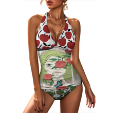 Charger l&#39;image dans la galerie, Maillot de bain tankini ensemble 2 pièces pour femme personnalisé avec photo logo motif texte conception multi-images
