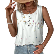 Charger l&#39;image dans la galerie, Impression des multi-images Gilet sans manche col rond femme BCT personnalisé avec image logo texte motif

