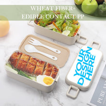 Charger l&#39;image dans la galerie, Lunch box / boîte à bento déjeuner personnalisée avec logo motif image texte
