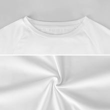 Charger l&#39;image dans la galerie, Crop top tee shirt court et moulant pour femme NT29 personnalisée avec photo prénom motif texte (conception multi-images)
