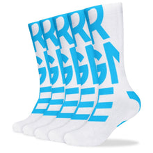 Charger l&#39;image dans la galerie, 5 pièces chaussettes longues respirantes femme homme personnalisés avec photo logo texte motif
