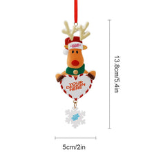 Charger l&#39;image dans la galerie, Décoration de Noël en forme de wapiti GY0902040 impression personnalisé avec motif photo logo texte
