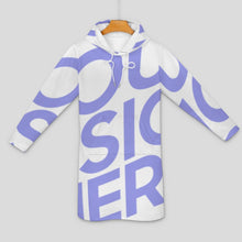 Charger l&#39;image dans la galerie, Robes Sweat Longues avec poche pour femmes SDS003 personnalisé avec photo logo texte motif (impression d&#39;image unique)
