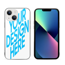 Charger l&#39;image dans la galerie, Coque de téléphone en verre trempé Apple iPhone 13 series impression personnalisé avec logo photo motif texte
