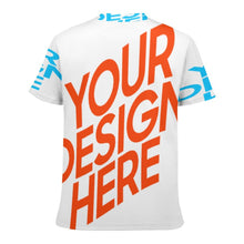Charger l&#39;image dans la galerie, T-shirt tee shirt adolescent tout imprimés personnalisé avec photo image et logo (tissu en maille)
