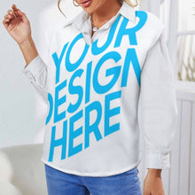 Charger l&#39;image dans la galerie, Impression des multi-images Gilet pull en maille à épaules tombantes Femme MY06 personnalisé avec photo logo texte motif
