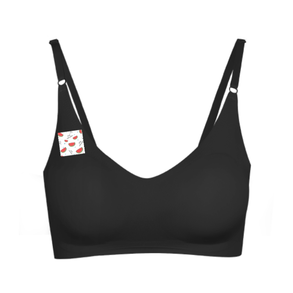 Soutien-gorge Femme Sans Armatures - Bralette Sans Coutures Push-up - Encolure En V Invisible