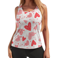 Charger l&#39;image dans la galerie, Impression d’image unique Gilet sans manches femme XK en forme de I Personnalisé avec image et photo
