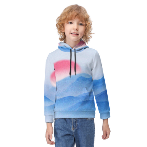 Sweat à Capuche Enfant Unisexe - Taille Garçon/fille - Polyester, Fermeture éclair Complète - Pour Tous Les Jours, école, Sport