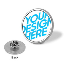 Charger l&#39;image dans la galerie, Badges de forme ronde en métal personnalisés avec photos logo texte
