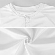 Charger l&#39;image dans la galerie, T-shirt tee shirt Polo Reglan homme manches courtes DT36 à trois boutons personnalisé avec photo texte motif (conception une image)
