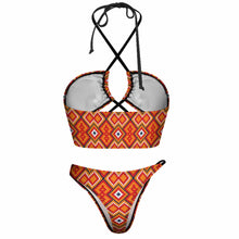 Charger l&#39;image dans la galerie, 2023 ensemble 2 pièces bikini maillot de bain pour femmes sexy personnalisé avec photos logo motif (conception une image)
