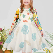 Charger l&#39;image dans la galerie, Robe fille manche longue a volant / Jupes D&#39;automne Et D&#39;hiver Impression des multi-images CRQ personnalisé avec photo logo texte motif
