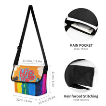 Charger l&#39;image dans la galerie, Sac messager / Sac bandoulière grande capacité pour homme femme personnalisé avec photo logo texte motif (impression des multi-images)
