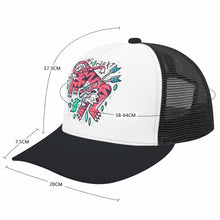 Charger l&#39;image dans la galerie, Casquette de baseball en filet Adulte FS0809063 impression personnalisée avec image logo motif texte
