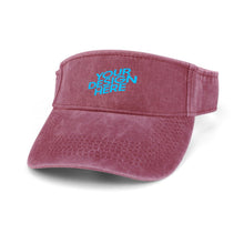 Charger l&#39;image dans la galerie, Chapeau pare-soleil en jean de sport Unisexe personnalisé avec photo motif logo texte
