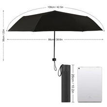 Charger l&#39;image dans la galerie, Parapluie manuel à 3 volets ZYS05-8K avec 3 segments à vinyle l&#39;extérieur / impression l&#39;intérieur design personnalisé avec photos ou logos

