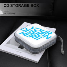 Charger l&#39;image dans la galerie, Boîte de rangement plastique pour CD personnalisée avec photo logo motif texte
