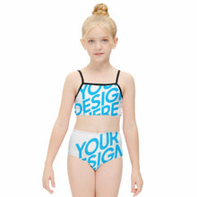 Charger l&#39;image dans la galerie, Maillot de bain deux pièces fille 6-12 ans NT009 personnalisé avec photo motif logo texte
