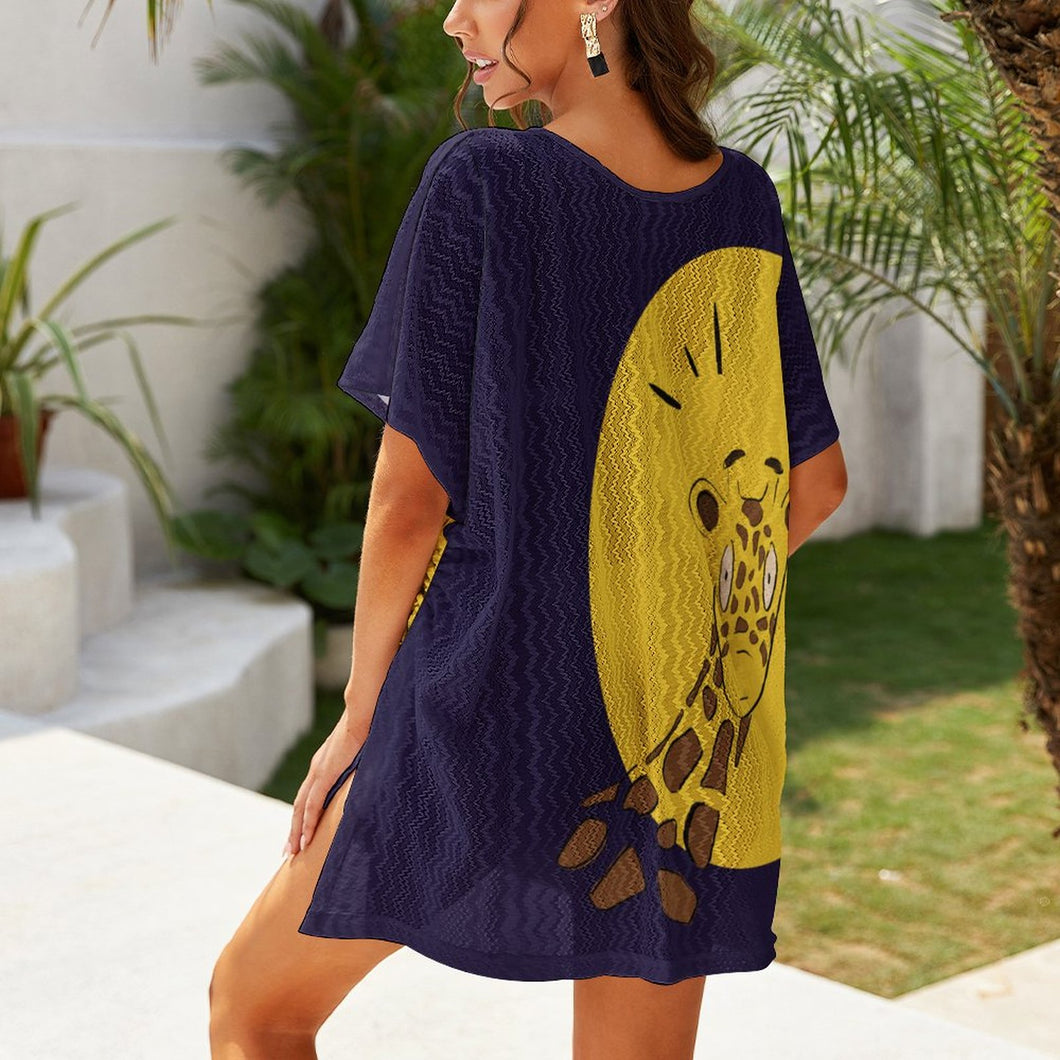 V neck lace blouse-Customer customization