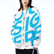 Charger l&#39;image dans la galerie, Veste baseball vintage sport grande taille femme personnalisé avec photo logo motif texte
