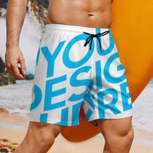 Charger l&#39;image dans la galerie, Maillots de bain short de compression de plage à séchage rapide pour hommes personnalisés avec motif photo texte (conception une image)
