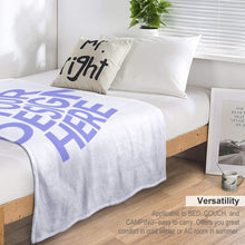 Charger l&#39;image dans la galerie, Couverture peluche photo 330g / Couverture de collage Personnalisée Avec Texte Motif Logo Photo
