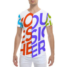 Charger l&#39;image dans la galerie, Chemise à manches courtes de baseball grande taille homme AJT personnalisée avec photo motif logo texte (conception multi-images)
