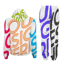 Charger l&#39;image dans la galerie, Ensemble sweat à capuche sport à la mode homme personnalisé avec photo motif texte logo (impression des multi-images)
