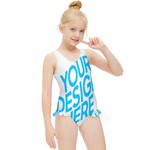 Charger l&#39;image dans la galerie, Maillot de bain une pièce fille NT030 personnalisé avec photo image et prénom
