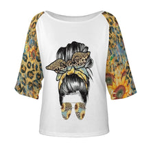 Charger l&#39;image dans la galerie, T-shirt tee shirt 1/2 manche pour femmes BAT personnalisé avec photo logo texte motif (impression des multi-images)
